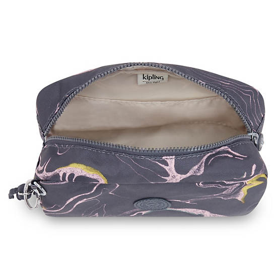 Kipling Gleam Printed Pouches Soft Marble | CA 1734YX